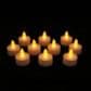LED Tea Lights - Candle Impressions - Battery powered Flame-less (10 Pack)